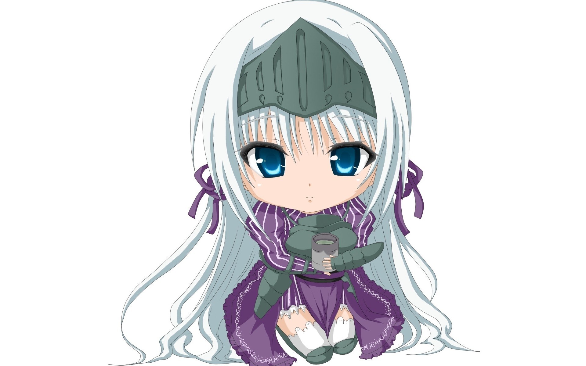 chibi knight girl