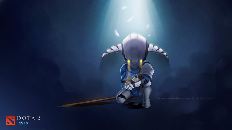 Chibi Knight Kneeling