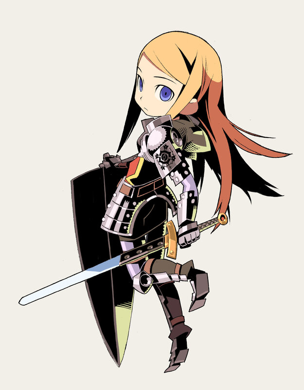 chibi knight warrior
