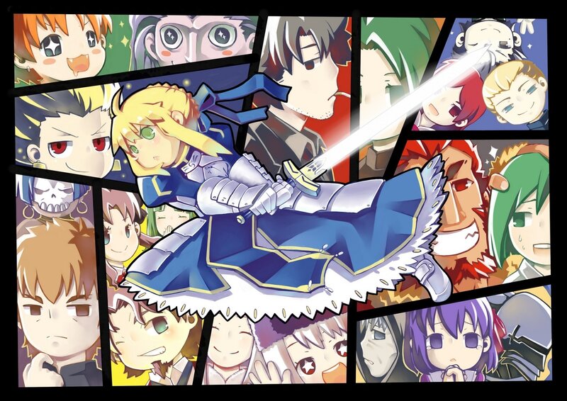 Chibi Knight with Sword — Blue