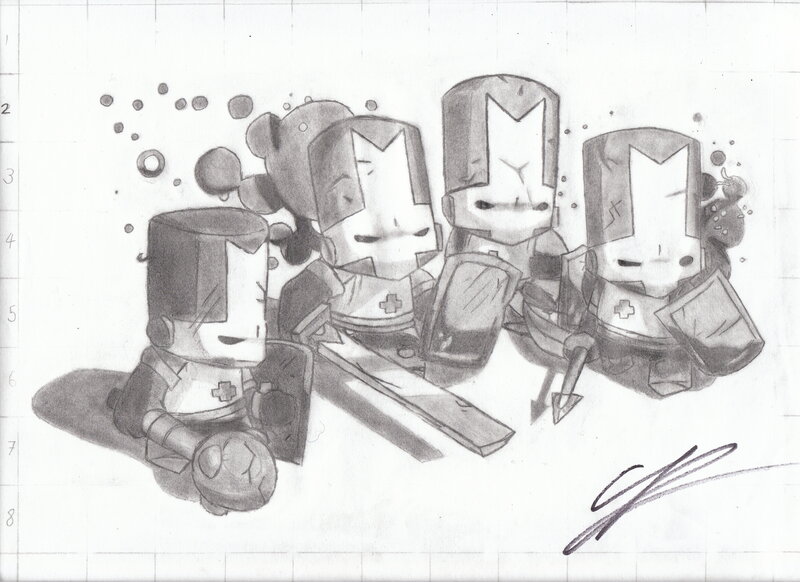 Chibi Knights in Armor
