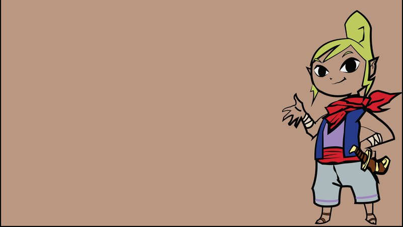 Chibi Link Character — Brown