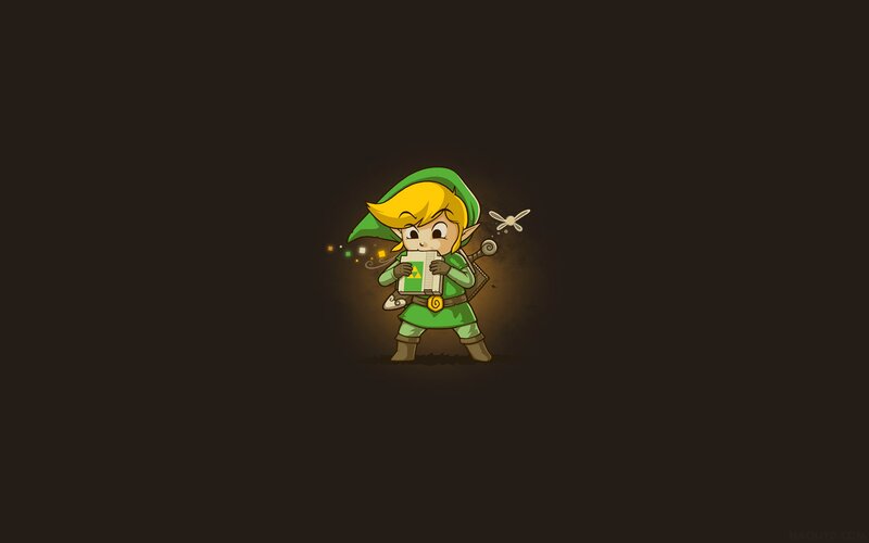 Chibi Link Character — Green, Whimsical