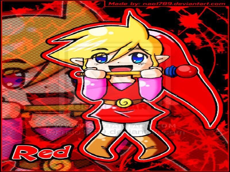 Chibi Link Character — Red