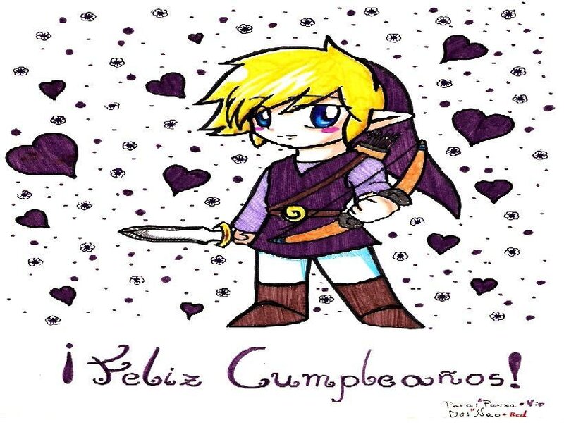 Chibi Link Character — Yellow