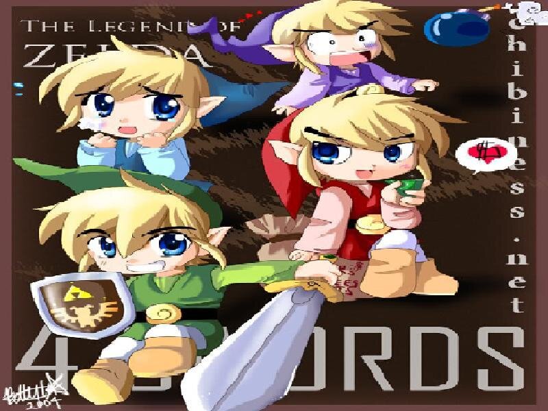 Chibi Link Characters — Brown