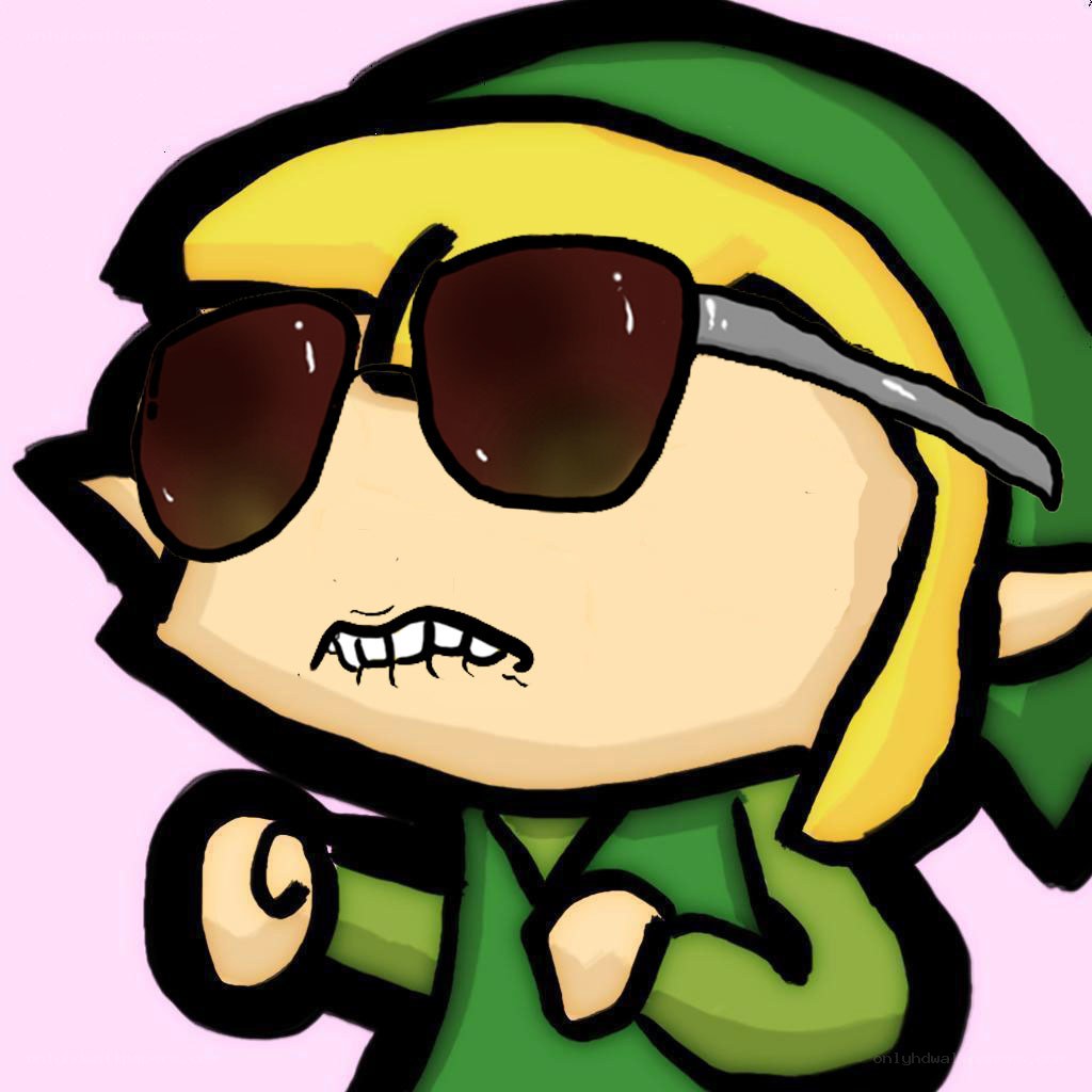 Chibi Link with sunglasses