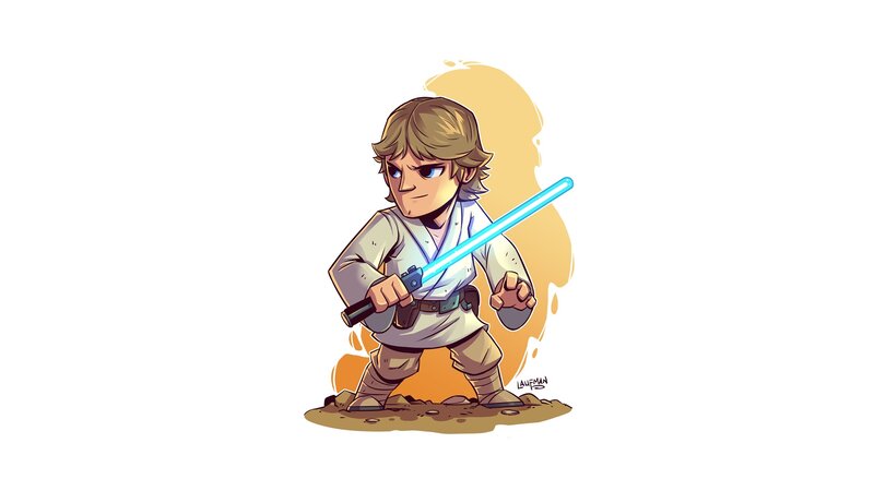 Chibi Luke Skywalker