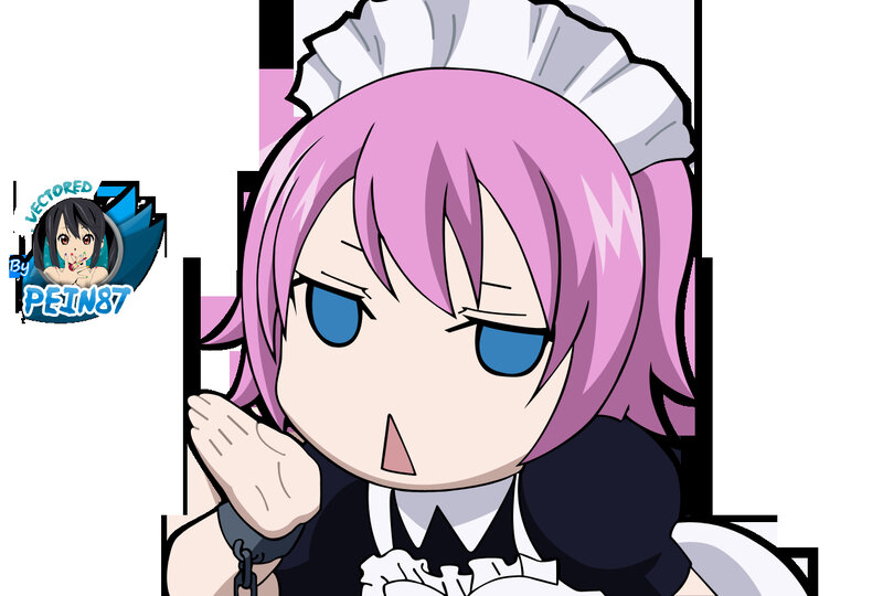 chibi maid character