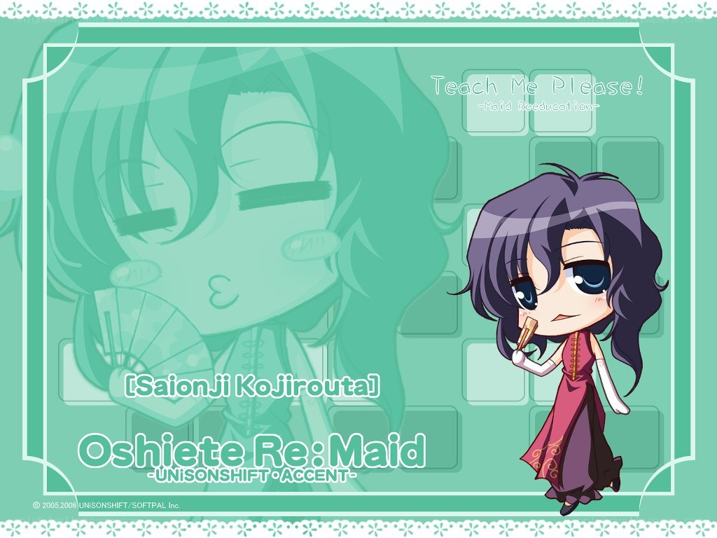 Chibi maid character art