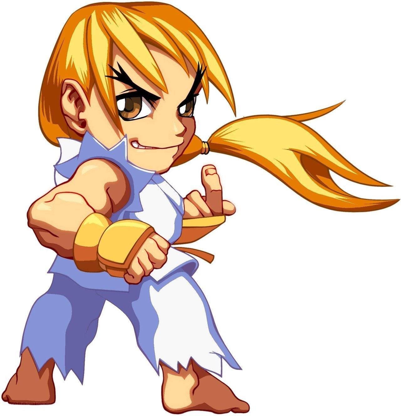 chibi martial artist character