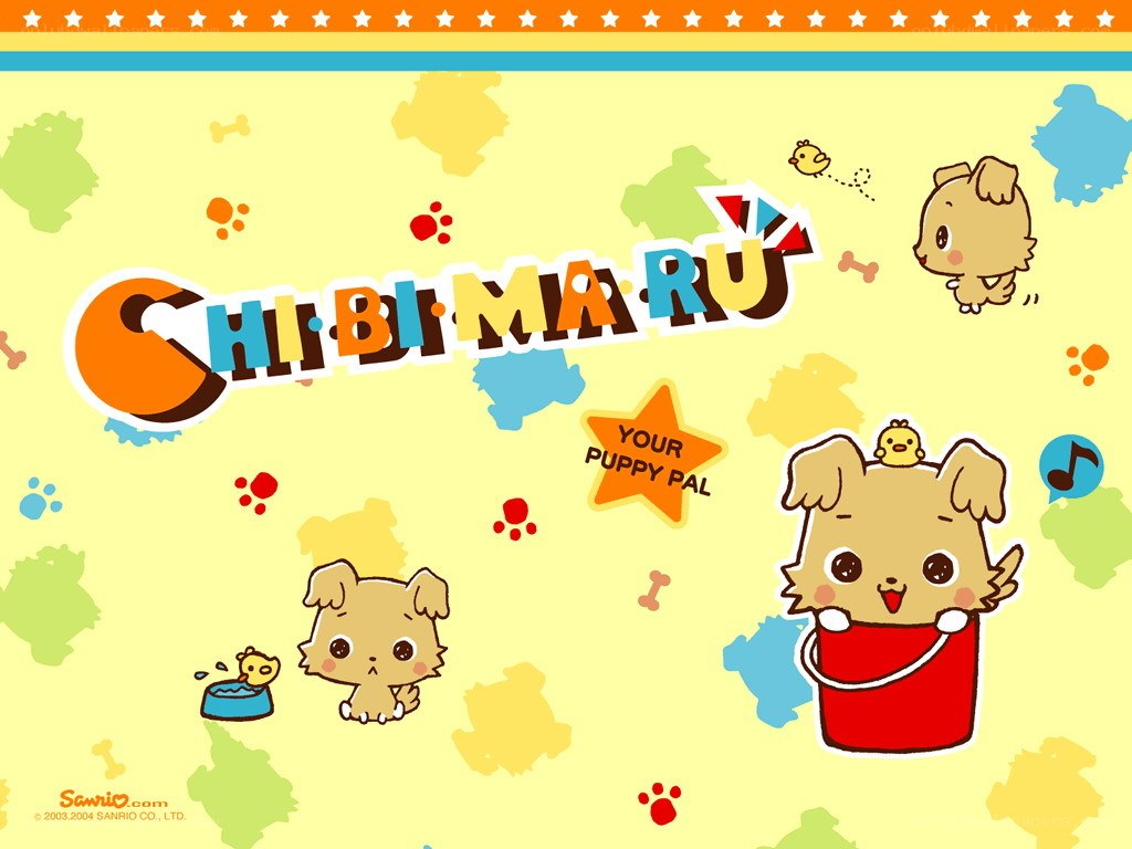 Chibi Maru puppy wallpaper