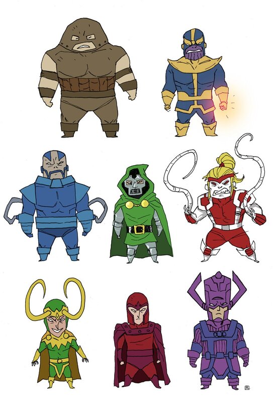 Chibi Marvel Villains