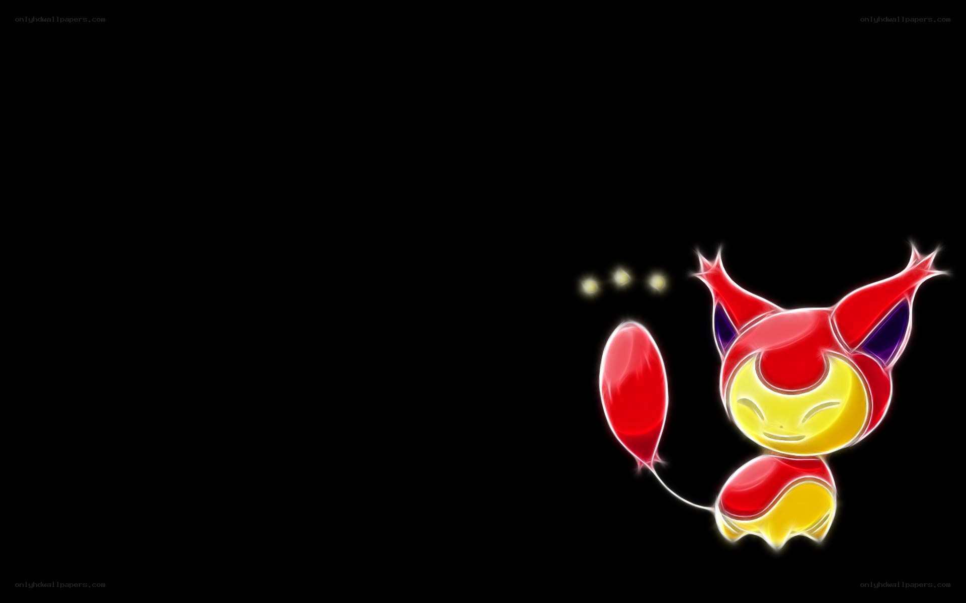 Chibi Meowth with balloon