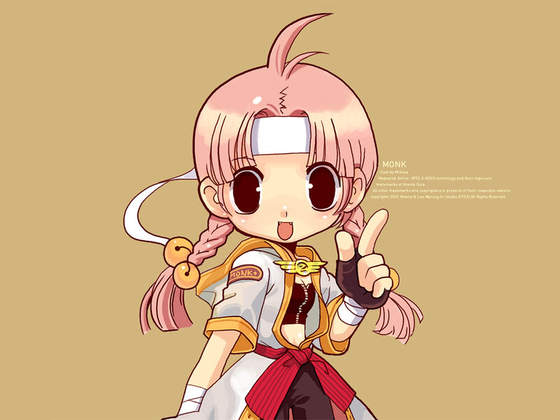 Chibi Monk Character