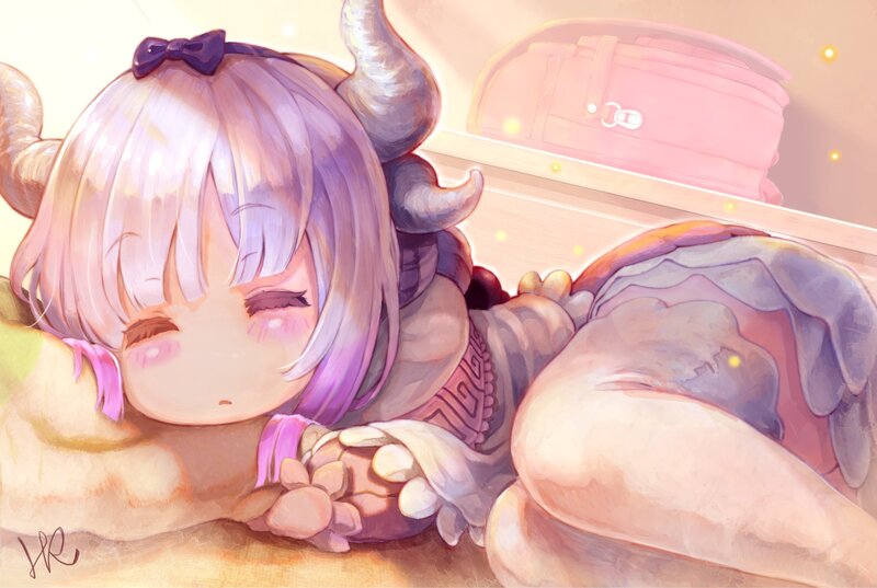Chibi Monster Girl Sleeping