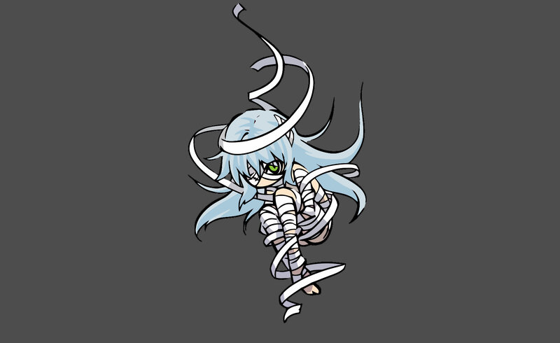 chibi mummy character