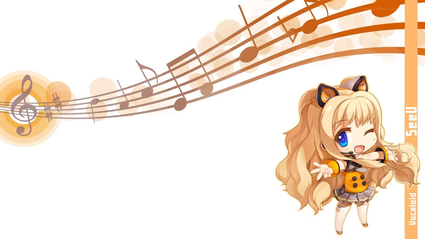 chibi music character art