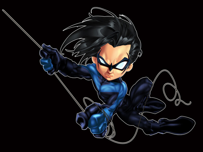 Chibi Nightwing Character