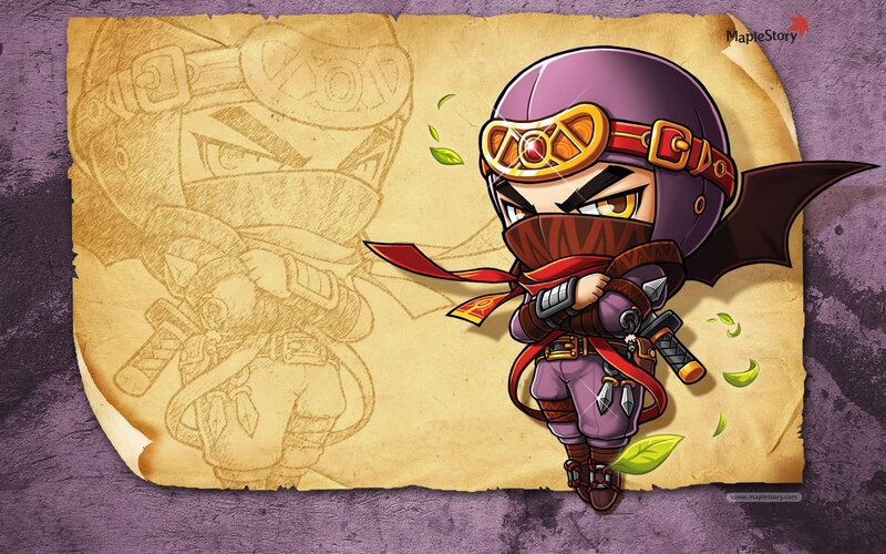 Chibi ninja character art