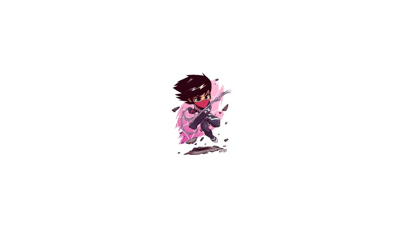 Chibi Ninja Character — Black