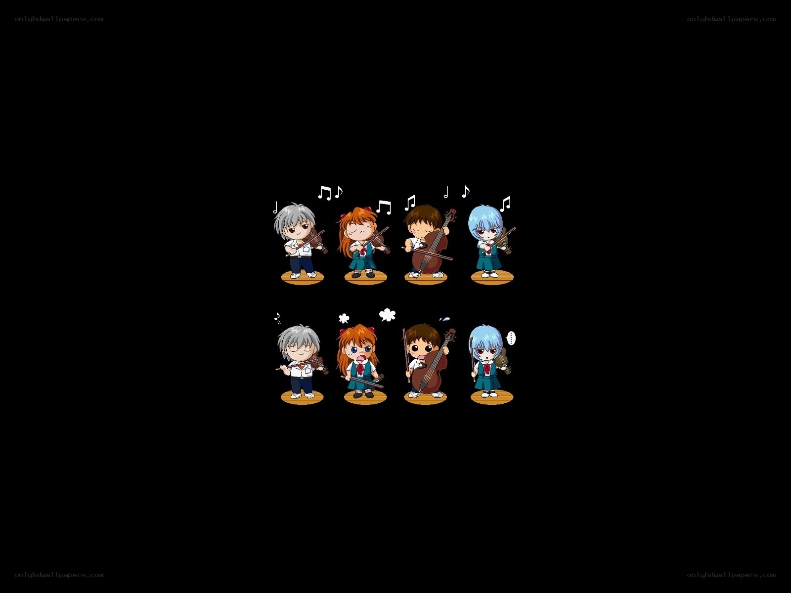 Chibi orchestra characters