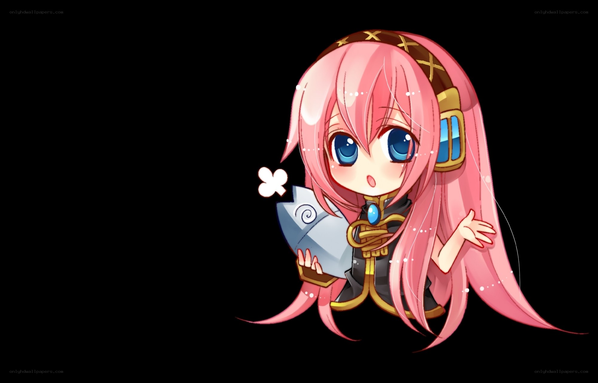 chibi pink-haired character