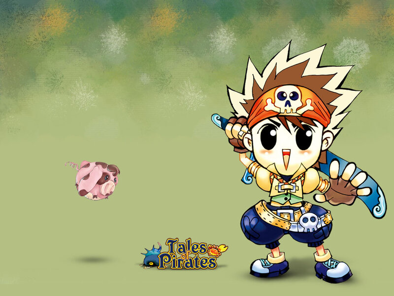 Chibi Pirate Character — Green
