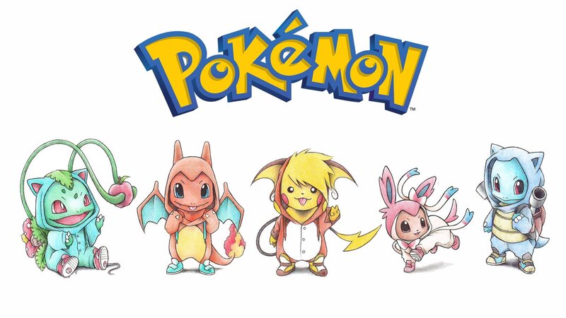 Chibi Pokémon Characters — Yellow