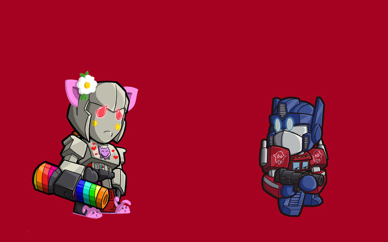 Chibi robot characters