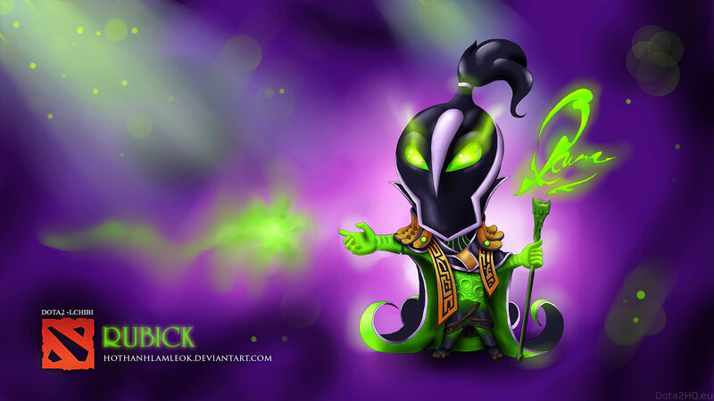 Chibi Rubick from Dota 2