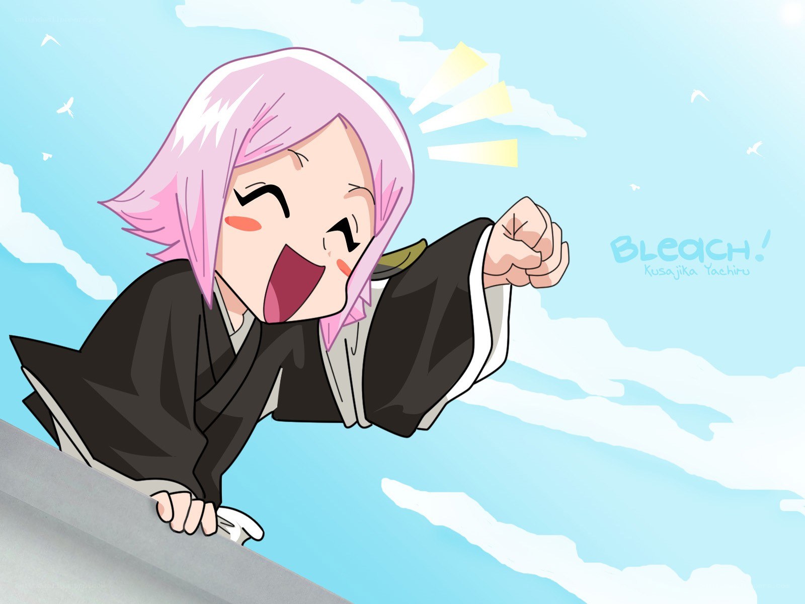 Chibi Rukia cheering