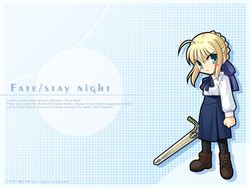Chibi Saber from Fate/stay night