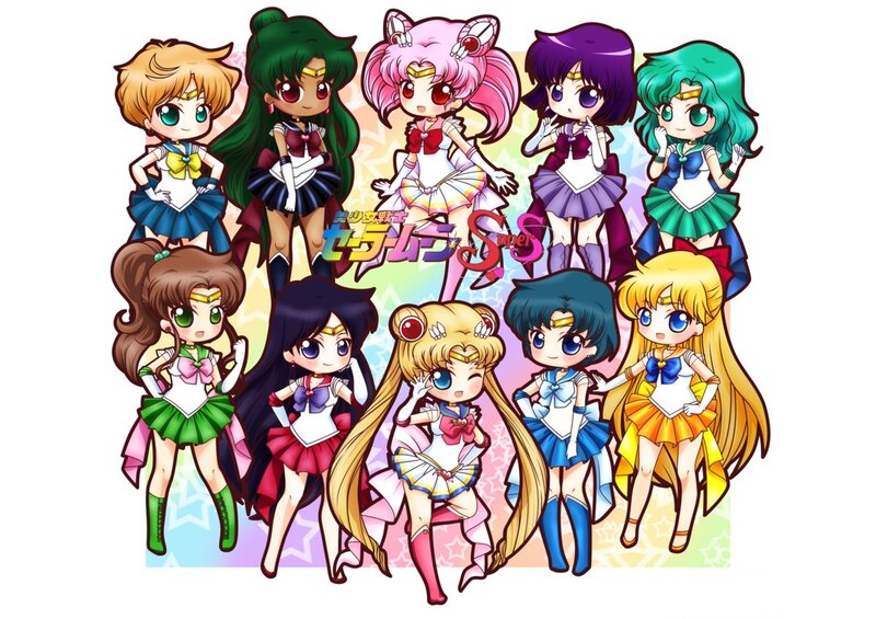 Chibi Sailor Moon Characters — Pink