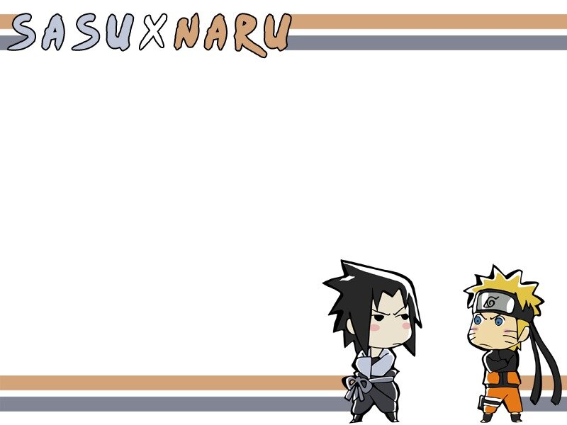 Chibi Sasuke and Naruto