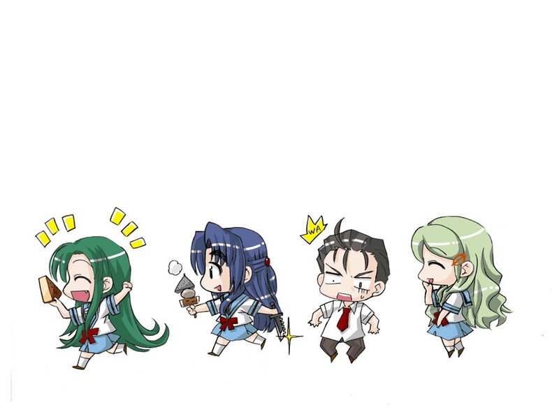 Chibi School Characters