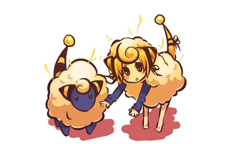 Chibi sheep characters