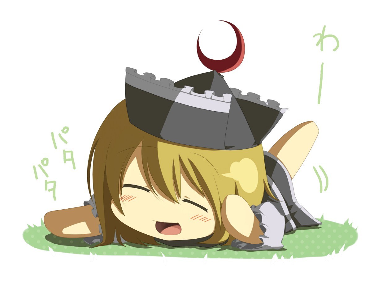 chibi ship girl sleeping