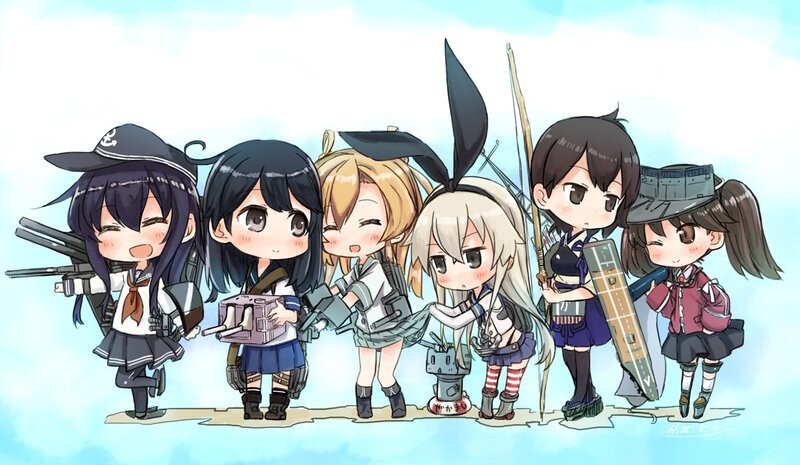 Chibi ship girls group