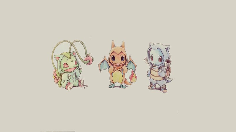Chibi Starter Pokémon — Green