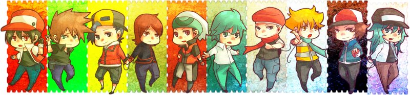 Chibi-style Anime Characters