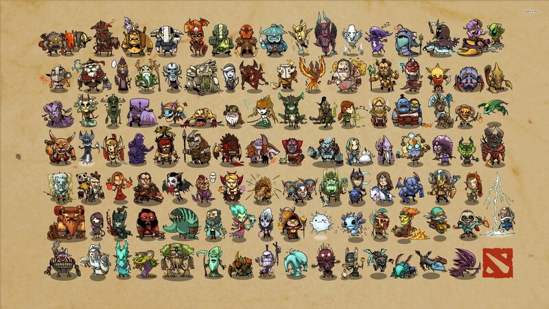 Chibi-style Game Characters — Brown