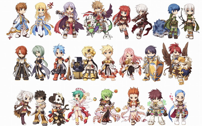 Chibi-style Game Characters