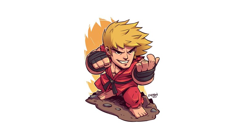 Chibi-style Martial Artist