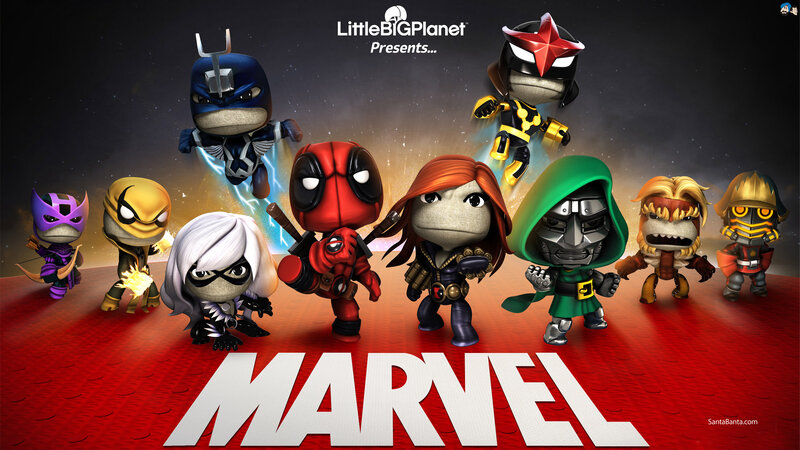 Chibi-style Superhero Characters