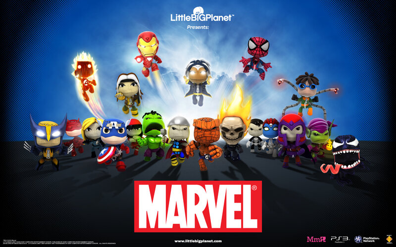 Chibi-style Superhero Figures