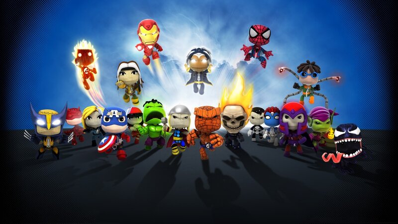 Chibi Superhero Figures