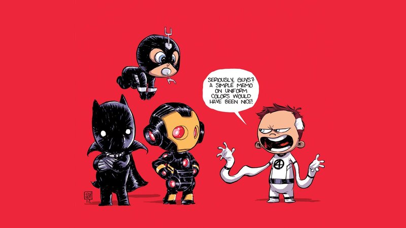 Chibi Superheroes — Red