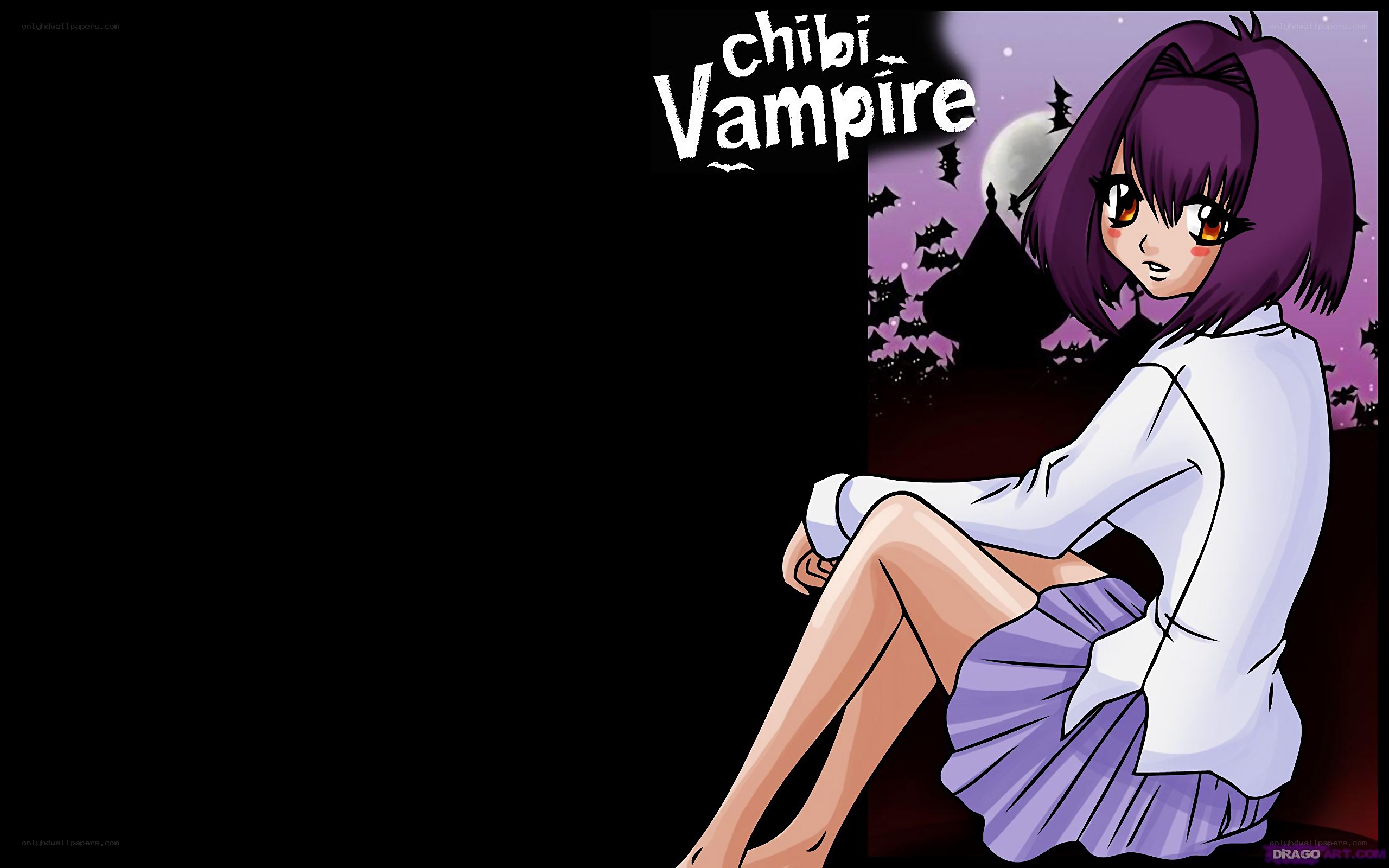 chibi vampire character art