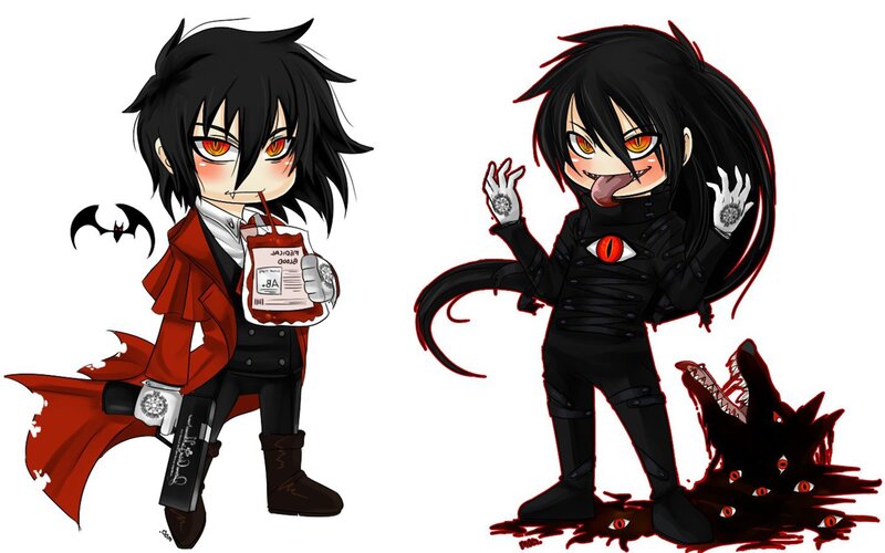 Chibi vampire characters